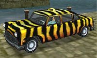 Заміна машини Zebra Cab (zebra.dff, zebra.dff) в GTA Vice City (8 файлів)