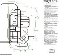 Карта скрытых (секретных) пакетов GTA 3 на острове Portland