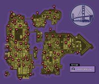 Карта наркодилеров (драгдилеров) в GTA Chinatown Wars