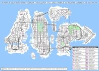 Карта бронежилетов, оружия и аптечек GTA 4