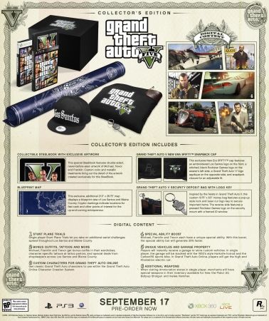 Подробности коллекционного и специального изданий GTA 5