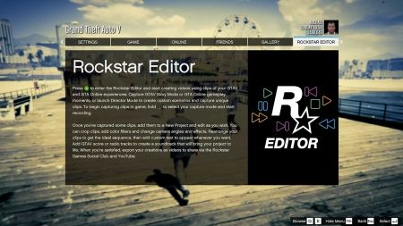 Видео и новые скриншоты Rockstar Editor (обновлено)