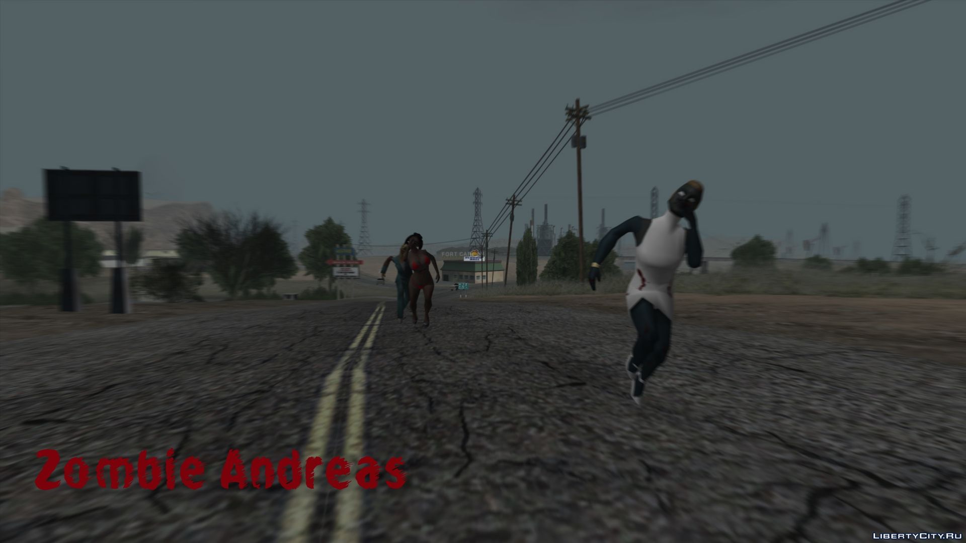 Zombie andreas final. GTA Zombie Andreas 1.1. Grand Theft auto San Andreas зомби.