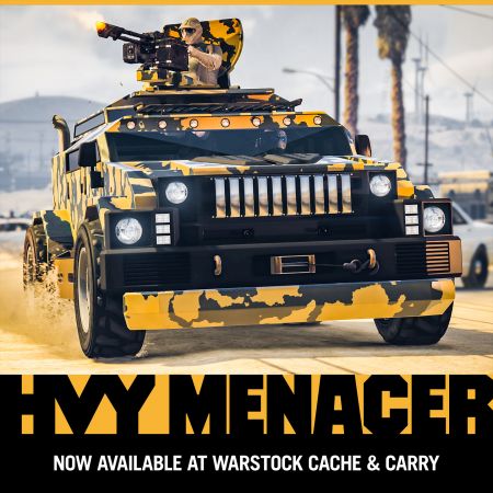 В GTA Online появился новый транспорт с оружием - HVY MENACER