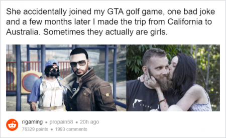 Парень нашёл девушку в GTA Online, играя в гольф