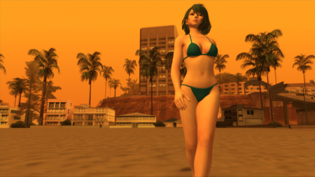 Подборка модов с красивыми девушками из Dead or Alive для GTA San Andreas