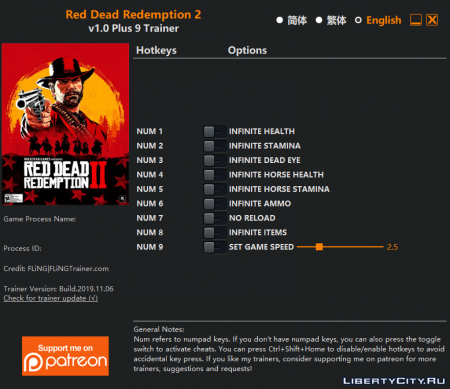 Для Red Dead Redemption 2 вышел ScriptHook и первые трейнеры