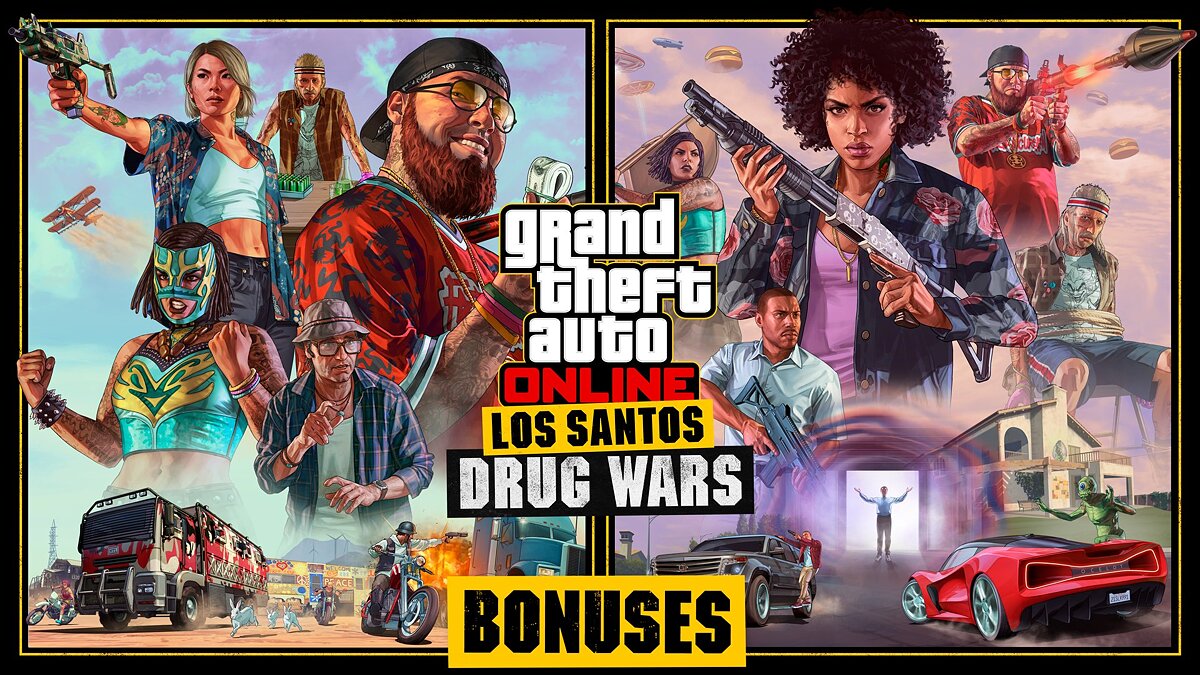В GTA Online бонусы в заданиях Los Santos Drug Wars и скидки на транспорт
