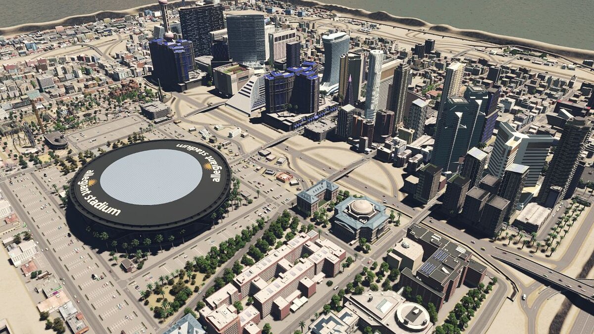 Фанат перенес карту GTA San Andreas в градостроительный симулятор Cities: Skylines