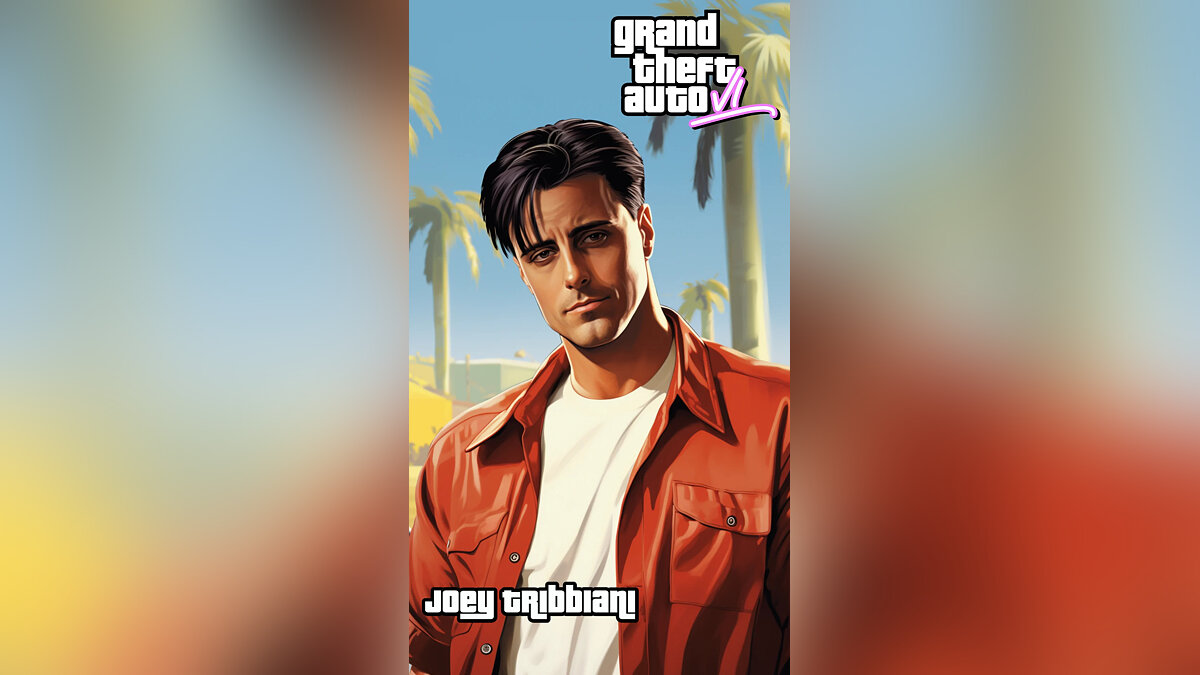 ИИ превратил героев сериала «Друзья» в персонажей Grand Theft Auto