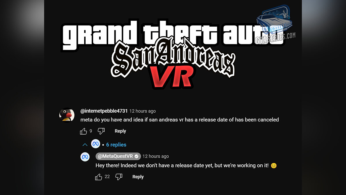 VR-версия GTA San Andreas все еще в разработке